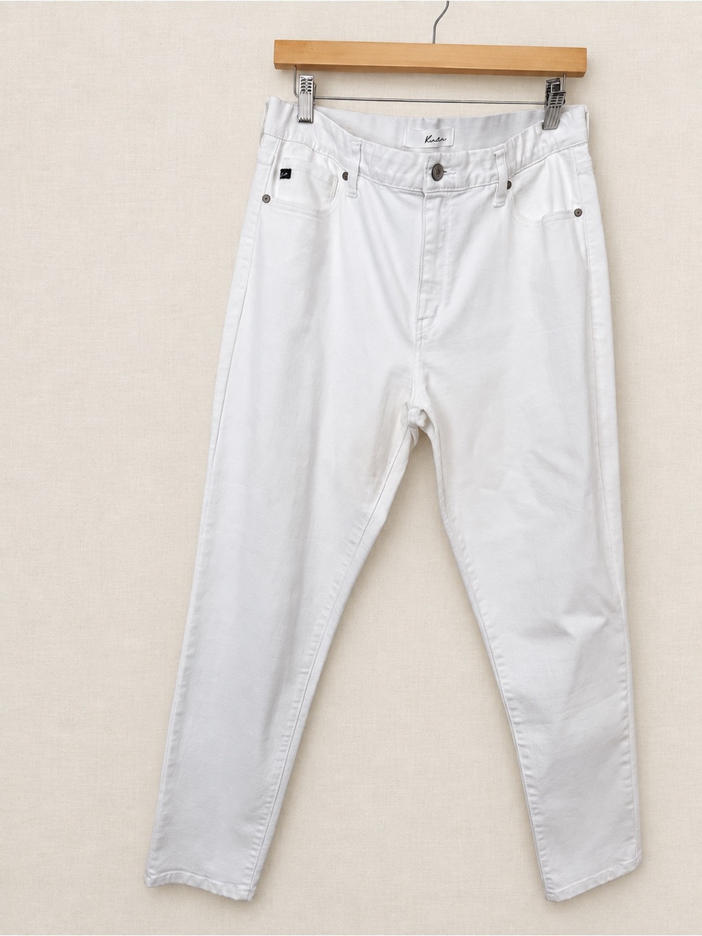 KanCan High Rise White Women's Jeans